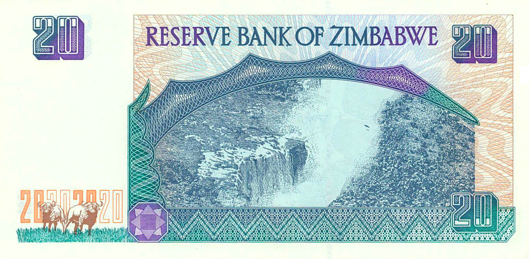 Zimbabwe 20 1997 UNC P-7